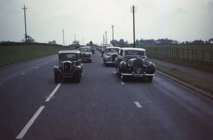 Framed Print : Silver Ghost Rolls Royce at Rally, Cheshire, England, c1960. Artist: CM Dixon Framed Print : Silver Ghost Rolls Royce at Rally, Cheshire, England, c1960. Artist: CM Dixon