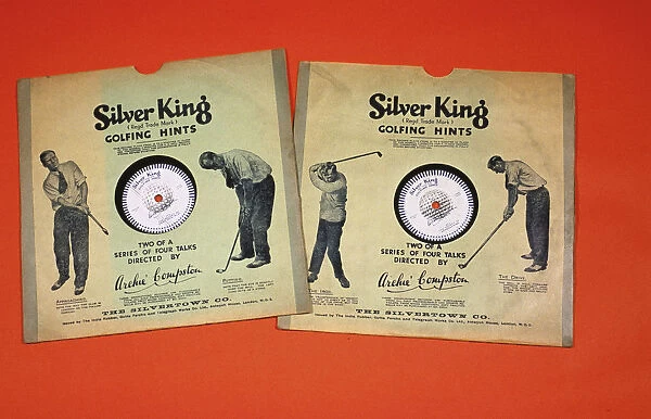 Silver King Golfing Hints, instructional records, late 1930s