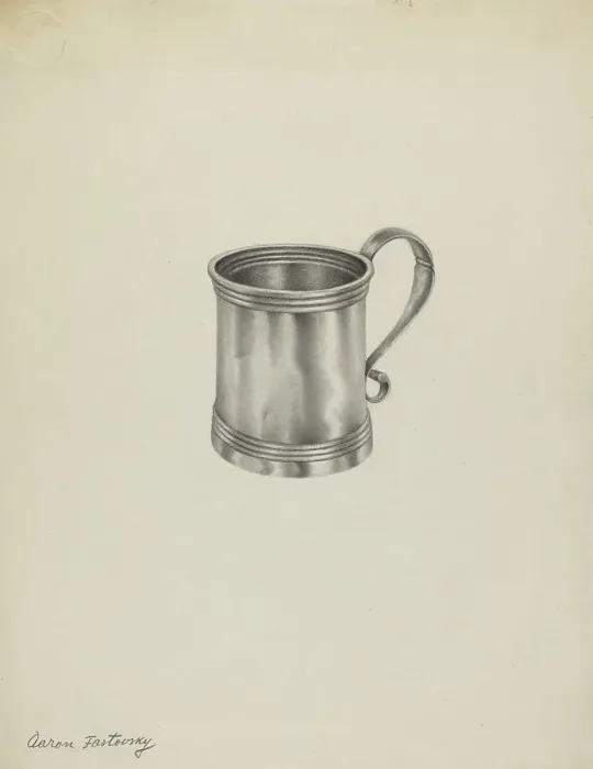 Framed Print : Silver Mug, c. 1938. Creator: Aaron Fastovsky Framed Print : Silver Mug, c. 1938. Creator: Aaron Fastovsky