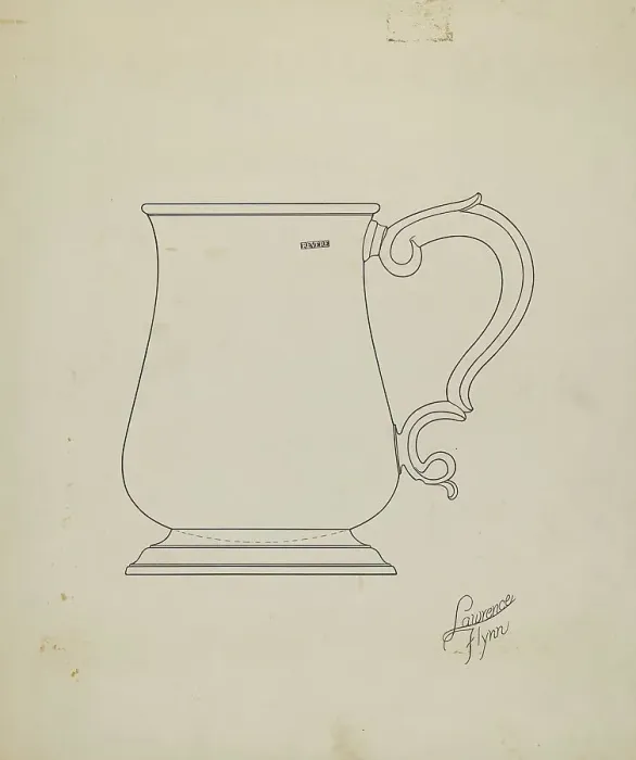 Framed Print : Silver Mug, c. 1938. Creator: Lawrence Flynn Framed Print : Silver Mug, c. 1938. Creator: Lawrence Flynn