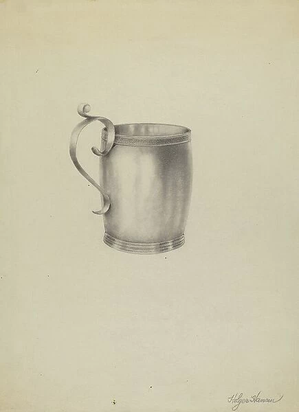 Silver Mug, c. 1986. Creator: Holger Hansen
