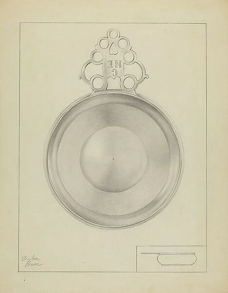 Silver Porringer, c. 1936. Creator: Clayton Braun