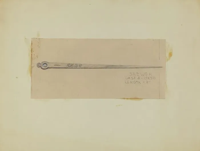 Framed Print : Silver Skewer, c. 1936. Creator: Margaret Knapp Framed Print : Silver Skewer, c. 1936. Creator: Margaret Knapp
