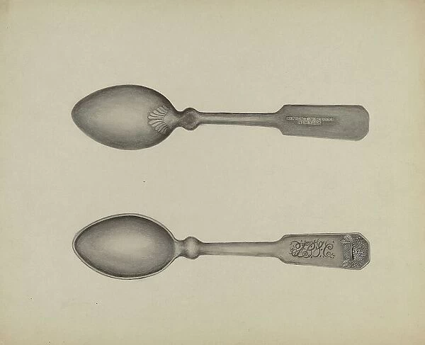 Silver Spoon, 1935 / 1942. Creator: Florence Stevenson