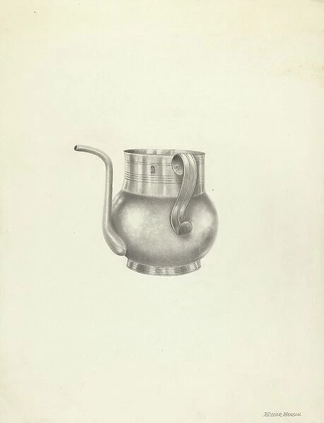 Silver Spout Cup, c. 1938. Creator: Holger Hansen