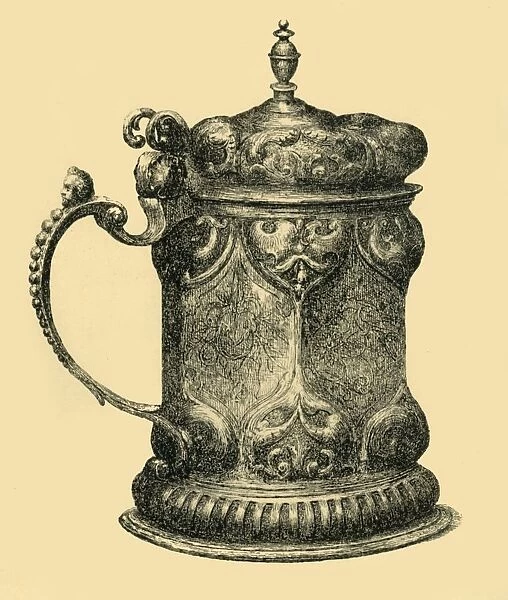Silver tankard, c1625, (1881). Creator: J Brooke