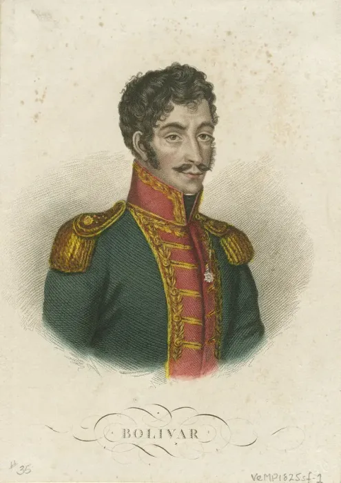 Framed Print : Simon Bolivar (1783-1830), 1825. Artist: Anonymous Framed Print : Simon Bolivar (1783-1830), 1825. Artist: Anonymous
