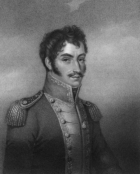 Simon Bolivar, 19th century South American revolutionary, (1836). Artist: W Holl