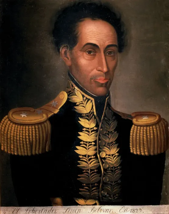 Framed Print : Simon Bolivar The Liberator (1783-1830), soldier and hero of the American Independence Framed Print : Simon Bolivar The Liberator (1783-1830), soldier and hero of the American Independence