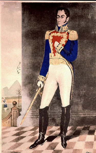 Simon Bolivar The Liberator (1783-1830), military, hero of the American Revolution
