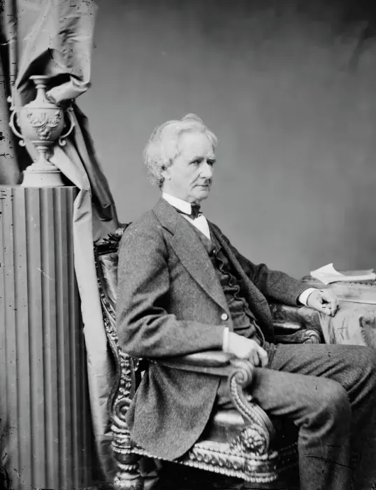 Framed Print : Simon Cameron, between 1860 and 1875. Creator: Unknown Framed Print : Simon Cameron, between 1860 and 1875. Creator: Unknown