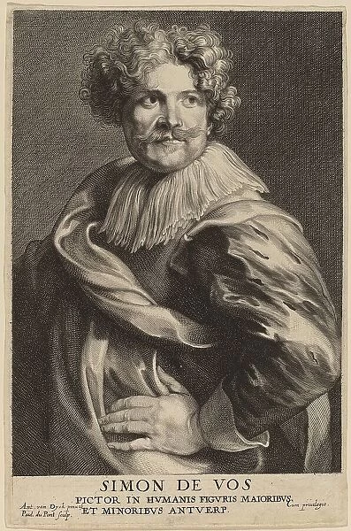 Simon de Vos, probably 1626 / 1641. Creator: Paulus Pontius