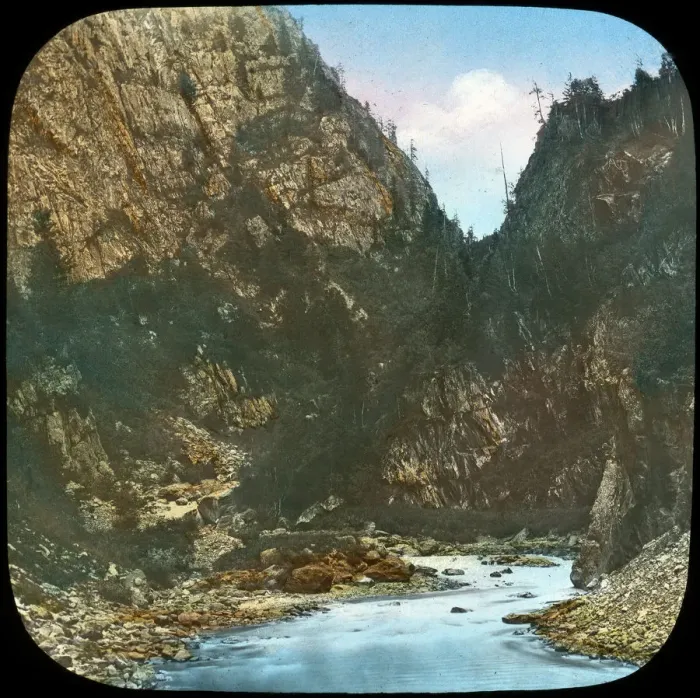 Framed Print : Sindh River, passing the crags below Sonamarg, Kashmir, India, late 19th or early 20th century Framed Print : Sindh River, passing the crags below Sonamarg, Kashmir, India, late 19th or early 20th century