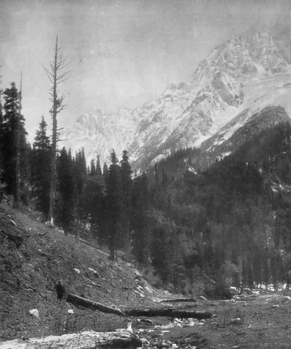 Framed Print : Sindh Valley glaciers, Kashmir, India, early 20th century. Artist: F Bremner Framed Print : Sindh Valley glaciers, Kashmir, India, early 20th century. Artist: F Bremner