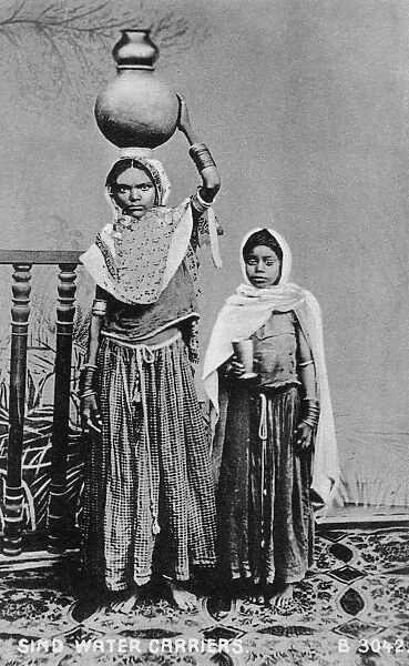 Sindhi Water Carriers, India, 1917