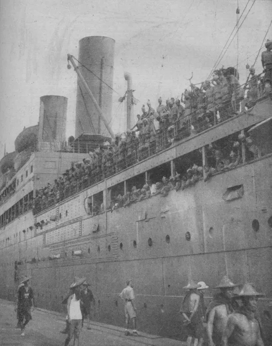 Framed Print : At Singapore Indian troops arrive to take part in the defence of the great fortress-port. 1941 Framed Print : At Singapore Indian troops arrive to take part in the defence of the great fortress-port. 1941