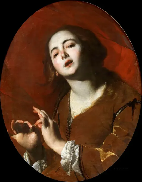 Framed Print : The Singer, 1650. Creator: Cavallino, Bernardo (1616-1656) Framed Print : The Singer, 1650. Creator: Cavallino, Bernardo (1616-1656)