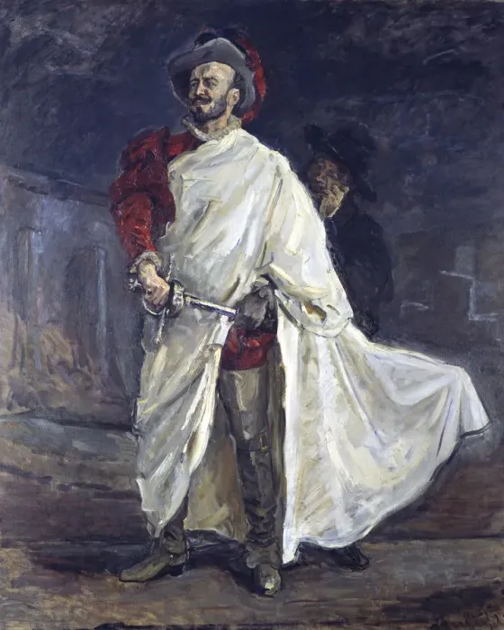 Framed Print : The Singer Francisco d Andrade as Don Giovanni in Mozarts Opera, 1902. Artist: Slevogt, Max (1868-1932) Framed Print : The Singer Francisco d Andrade as Don Giovanni in Mozarts Opera, 1902. Artist: Slevogt, Max (1868-1932)