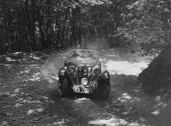 Singer Le Mans competing in the Brighton & Hove Motor Club Brighton-Beer Trial, 1934