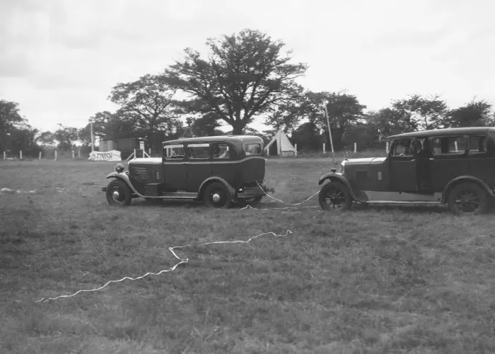 Framed Print : Singer Super Six and Singer Senior taking part in the Bugatti Owners Club gymkhana, 5 July 1931 Framed Print : Singer Super Six and Singer Senior taking part in the Bugatti Owners Club gymkhana, 5 July 1931