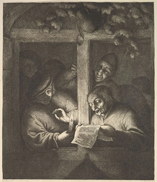 Singers at the Window, 1610-85. Creator: Adriaen van Ostade
