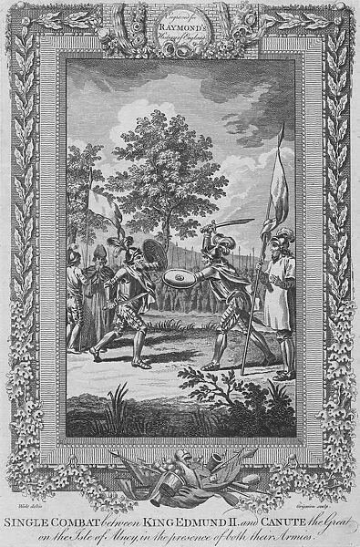 Single Combat between King Edmund II and Canute the Great on the Isle of Abney, 1787
