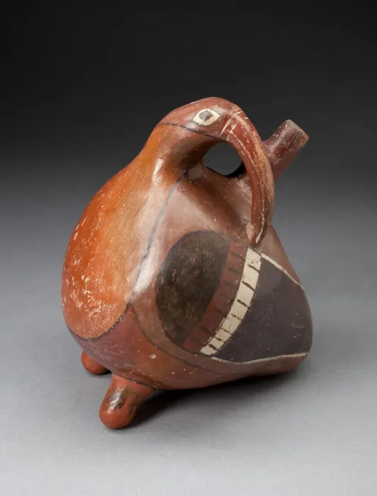 Framed Print : Single Spout Vessel in the Form of a Long-Beaked Bird with Turned Head, 180 B. C. / A. D. 500 Framed Print : Single Spout Vessel in the Form of a Long-Beaked Bird with Turned Head, 180 B. C. / A. D. 500
