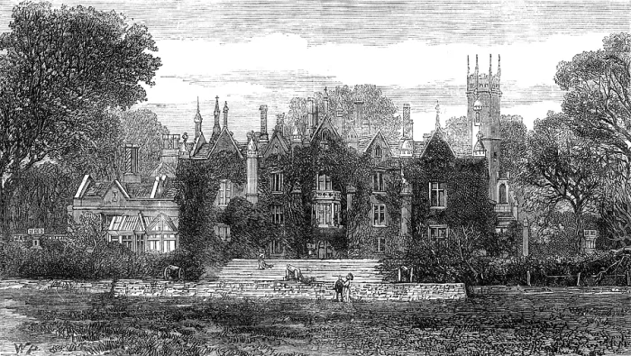 Framed Print : Singleton Abbey, Swansea, the residence of Mr. H. H. Vivian, M.P... 1881. Creator: Unknown Framed Print : Singleton Abbey, Swansea, the residence of Mr. H. H. Vivian, M.P... 1881. Creator: Unknown