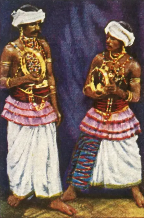 Framed Print : Sinhalese devil dancers from Ceylon, c1928. Creator: Unknown Framed Print : Sinhalese devil dancers from Ceylon, c1928. Creator: Unknown