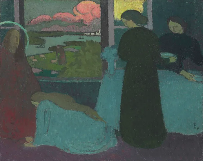 Framed Print : The Sinner, 1894. Creator: Denis, Maurice (1870-1943)