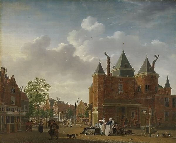 The Sint-Antoniuswaag in Amsterdam, c.1780-c.1790. Creator: Isaak Ouwater