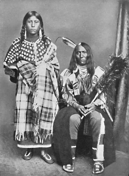 Framed Print : A Sioux chief and his squaw, 1912. Artist: Robert Wilson Shufeldt Framed Print : A Sioux chief and his squaw, 1912. Artist: Robert Wilson Shufeldt