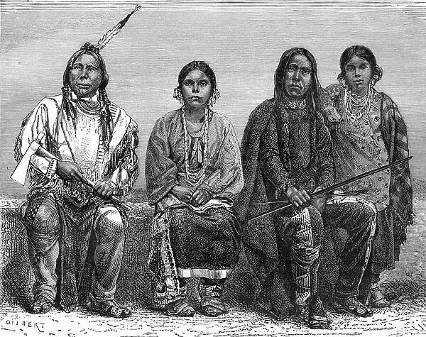 The Sioux, USA, 19th century. Artist: C Gilbert