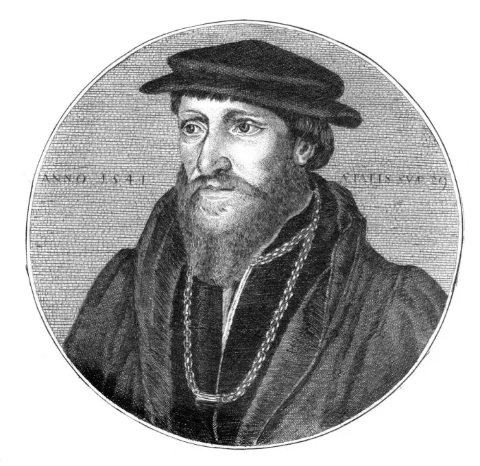 Framed Print : Sir Anthony Denny, courtier of Henry VII Framed Print : Sir Anthony Denny, courtier of Henry VII