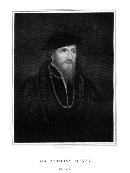 Framed Print : Sir Anthony Denny, courtier of Henry VIII, (1827). Artist: TA Dean Framed Print : Sir Anthony Denny, courtier of Henry VIII, (1827). Artist: TA Dean