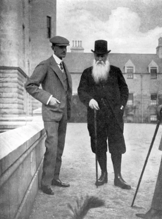 Framed Print : Sir Arthur Davidson and Sir Dighton Probyn, 1908. Artist: Queen Alexandra Framed Print : Sir Arthur Davidson and Sir Dighton Probyn, 1908. Artist: Queen Alexandra