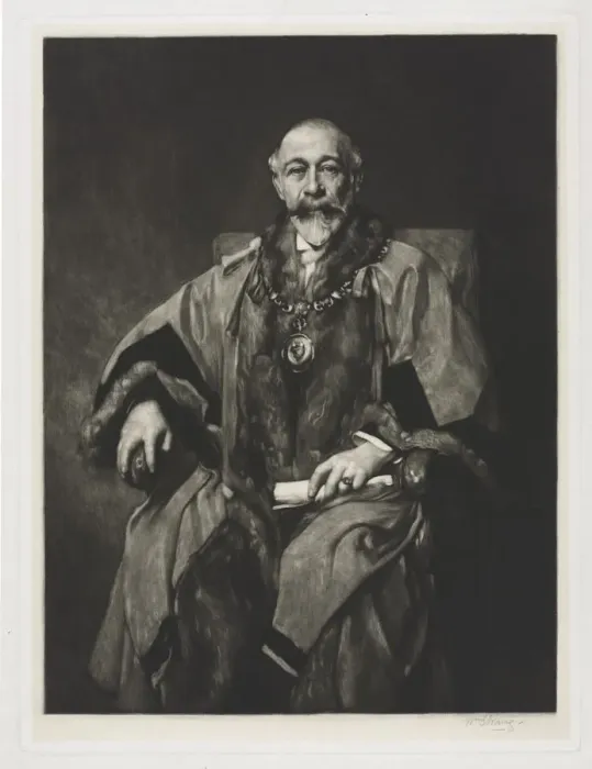 Framed Print : Sir Bartle Frere. Creator: William Strang (British, 1859-1921) Framed Print : Sir Bartle Frere. Creator: William Strang (British, 1859-1921)