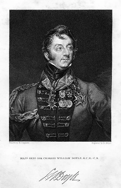 Sir Charles Hastings Doyle (1804-1883), British soldier, 1837. Artist: H Mayer