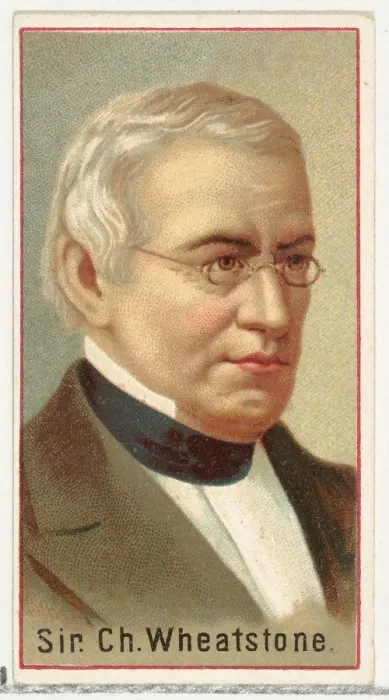 Framed Print : Sir Charles Wheatstone, printers sample for the Worlds Inventors souvenir album (A25 Framed Print : Sir Charles Wheatstone, printers sample for the Worlds Inventors souvenir album (A25