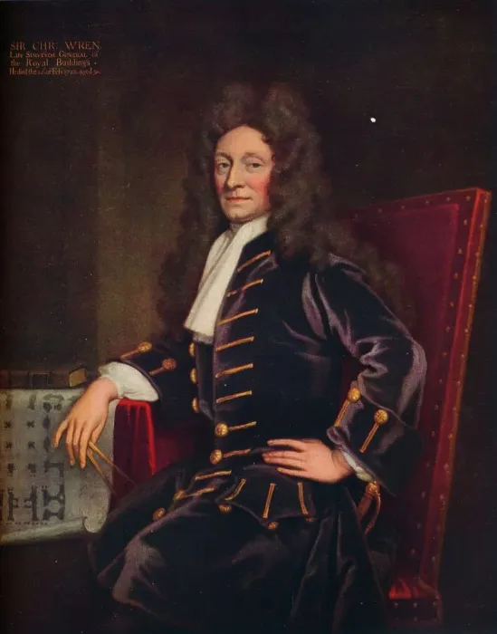 Framed Print : Sir Christopher Wren, 1711. Artist: Sir Godfrey Kneller Framed Print : Sir Christopher Wren, 1711. Artist: Sir Godfrey Kneller