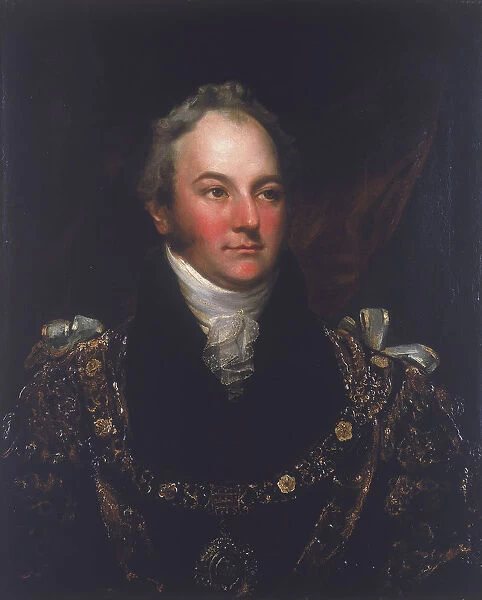 Sir Claudius Stephen Hunter. 1813. Artist: Samuel Drummond