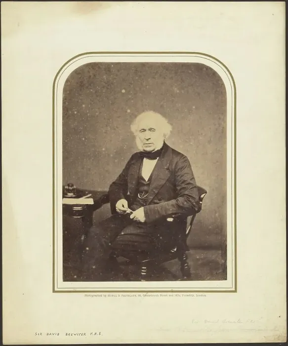 Framed Print : Sir David Brewster, about 1854-1859. Creator: Maull & Polyblank Framed Print : Sir David Brewster, about 1854-1859. Creator: Maull & Polyblank