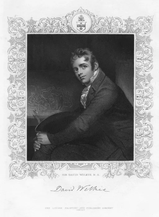 Framed Print : Sir David Wilkie (1785-1841), Scottish painter, 19th century. Artist: Henry Robinson Framed Print : Sir David Wilkie (1785-1841), Scottish painter, 19th century. Artist: Henry Robinson