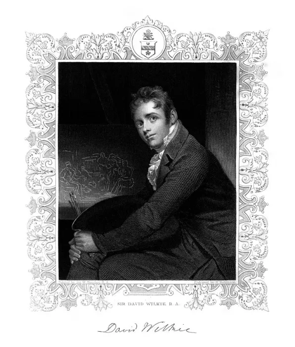 Framed Print : Sir David Wilkie, Scottish painter, 19th century. Artist: H Robinson Framed Print : Sir David Wilkie, Scottish painter, 19th century. Artist: H Robinson
