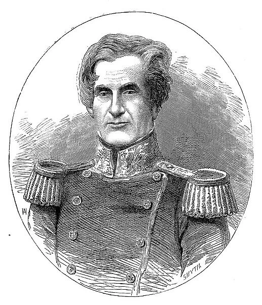 Sir Edmund Lyons, G.C.B. Rear-Admiral of the British Fleet, in the Black Sea... 1854. Creator: Smyth
