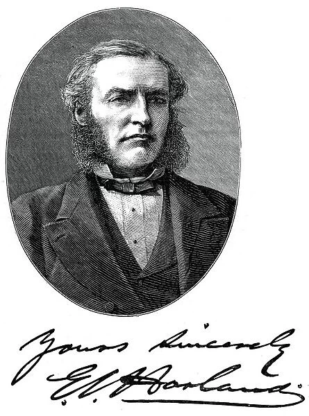 Sir Edward James Harland, British shipbuilder, c1880