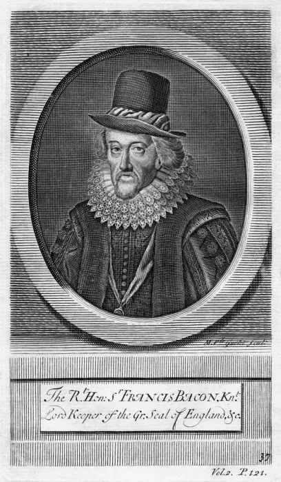 Framed Print : Sir Francis Bacon, Viscount St Albans, English philosopher, scientist and statesman. Artist: M van de Gucht Framed Print : Sir Francis Bacon, Viscount St Albans, English philosopher, scientist and statesman. Artist: M van de Gucht