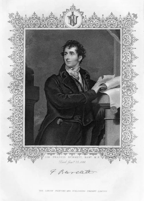 Framed Print : Sir Francis Burdett (1770-1844), English reformist politician, 19th century. Artist: James Morrison Framed Print : Sir Francis Burdett (1770-1844), English reformist politician, 19th century. Artist: James Morrison