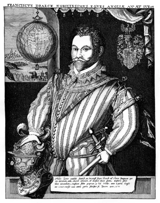 Framed Print : Sir Francis Drake, 16th century, (1910) Framed Print : Sir Francis Drake, 16th century, (1910)