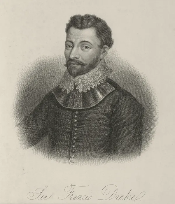 Framed Print : Sir Francis Drake, c1580, (1834-1837). Creator: Samuel Freeman Framed Print : Sir Francis Drake, c1580, (1834-1837). Creator: Samuel Freeman